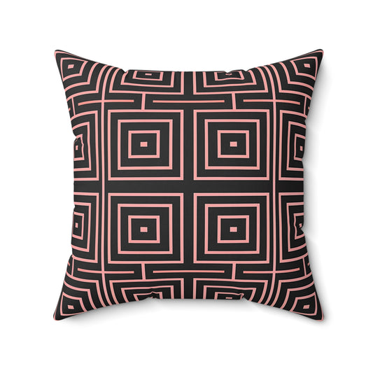 Modern Geometric Throw Pillow - Stylish Decorative Cushion, Sofa Pillow, Living Room Decor, Gift for Homeowners, Square Pillow