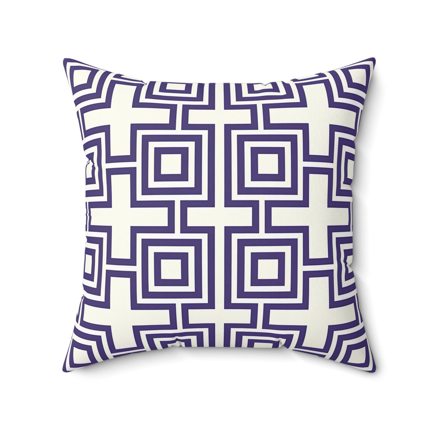 Purple Geometric Pattern Pillow Cover | Modern Decor, Cozy Living Room Cushion, Stylish Home Accent, Gift for Her, Throw Pillow