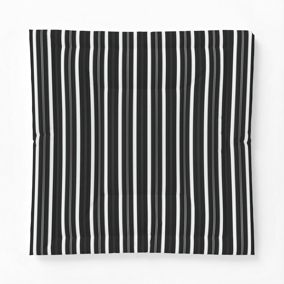Black and White Striped Cotton Comforter | Modern Minimal Bedding