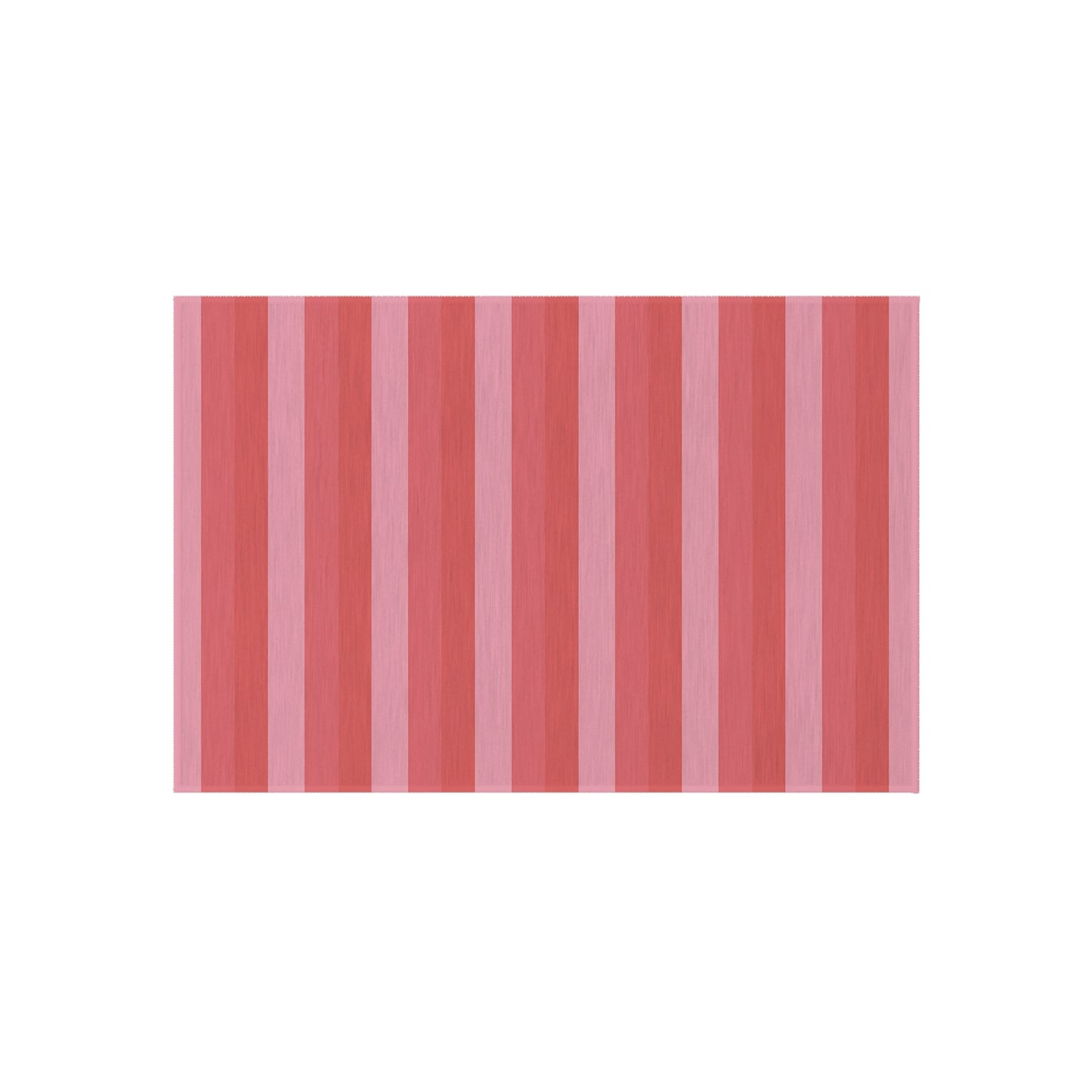 Shades Of Pink Stripe Outdoor/Indoor Rug | Patio Mat, Water-Resistant Striped Design