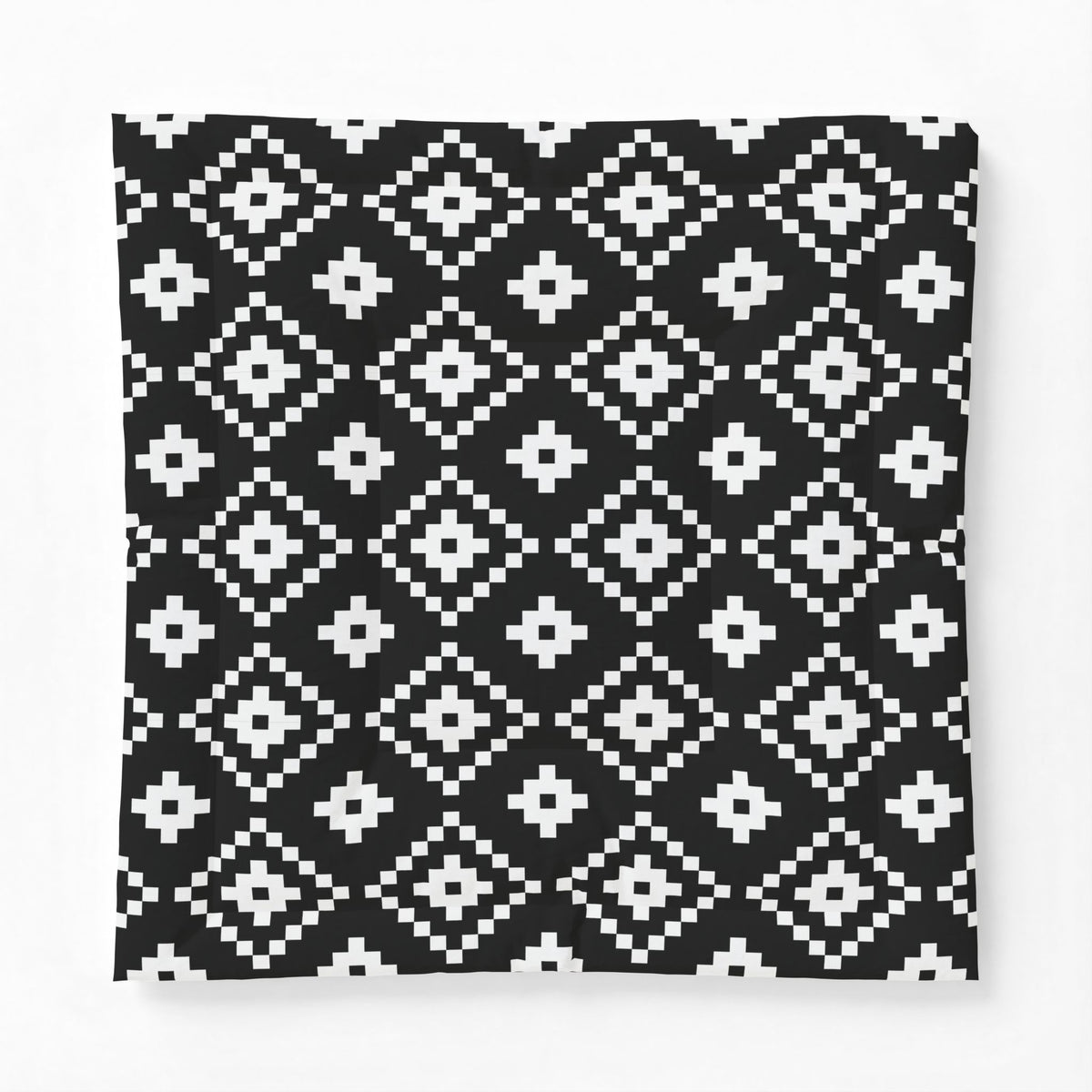 Black White Aztec Geometric Cotton Comforter