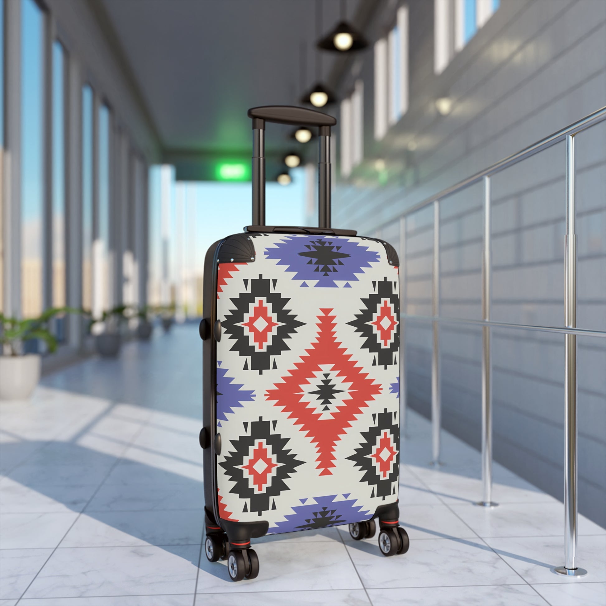 Trendy Suitcase - Stylish Luggage for Travelers, Chic Carry-On Bag, Unique Design for Vacations, Perfect Travel Gift, Adventure Ready - LOLA VEGAS ART