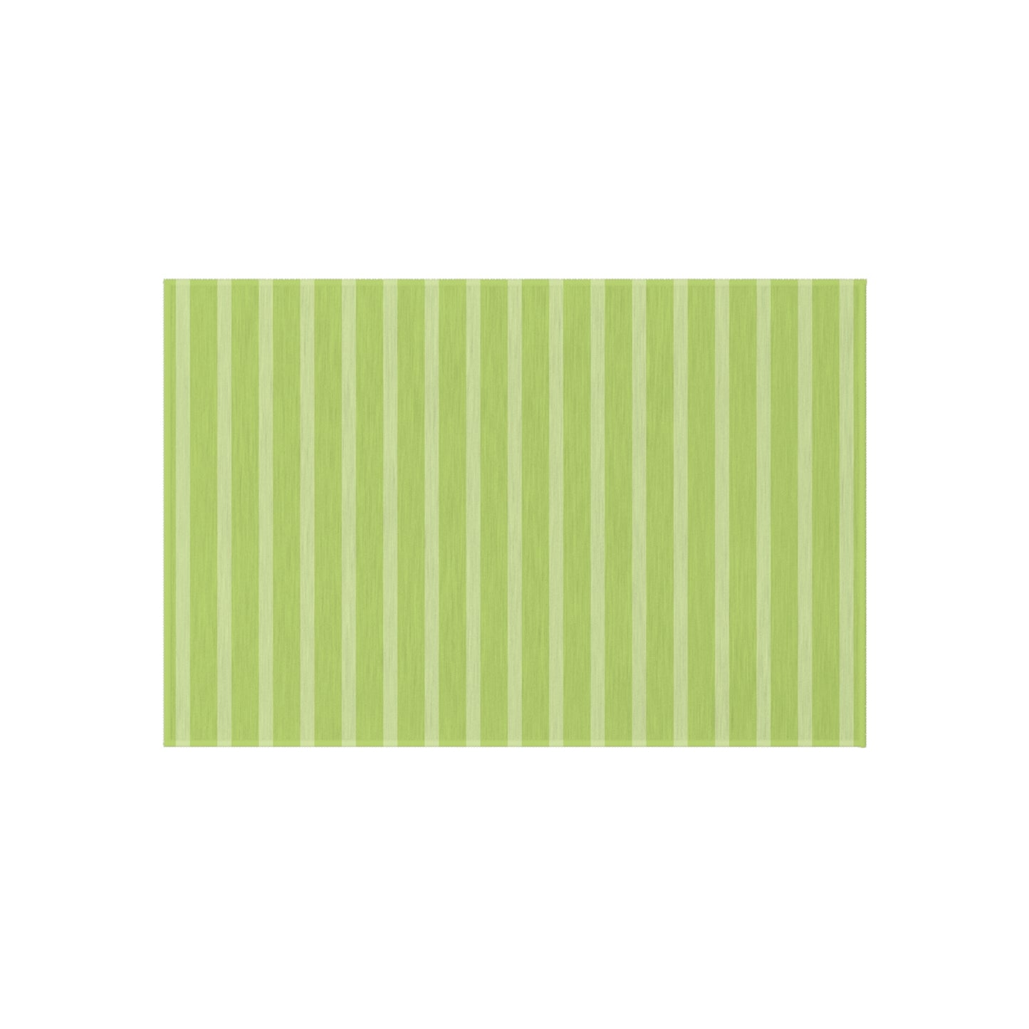 Lime Vertical Stripe Outdoor Rug | Patio Mat, Weatherproof Indoor-Outdoor Flooring