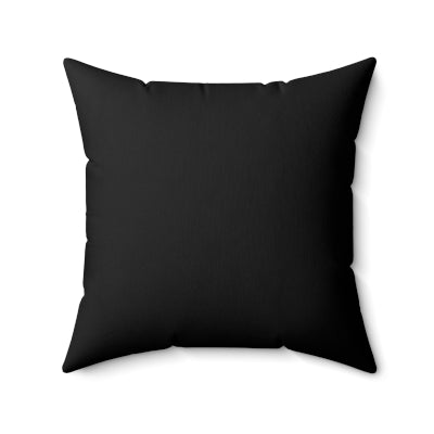 Square Pillow, Retro Femme Fatale Smoking Revolver Square Throw Pillow, Film Noir Hollywood Regency Glamorous Home Decor, Black Sunglasses