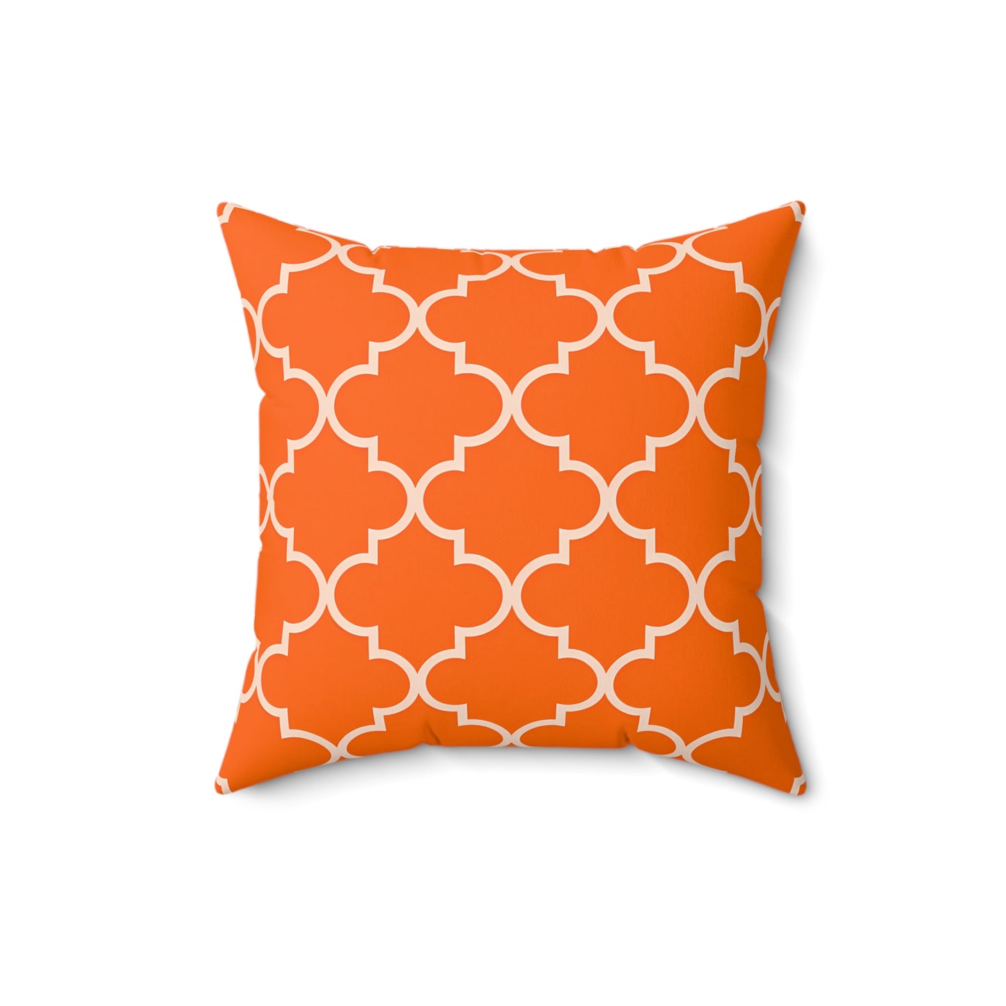 Geometric Orange Throw Pillow, Stylish Decorative Cushion for Living Room, Modern Home Decor, Perfect Gift for Any Occasion, Boho Vibes, - LOLA VEGAS ART