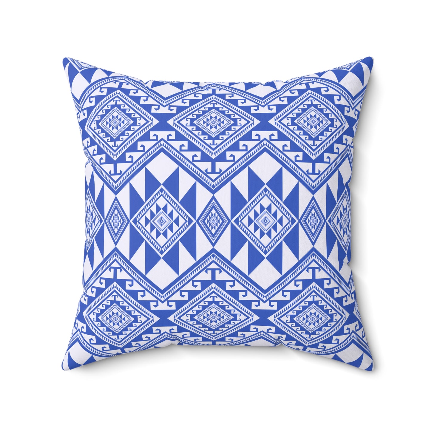 Boho Chic Square Pillow, Tribal Pattern Cushion, Decorative Throw Pillow, Couch Accent Pillow, Modern Home Decor, Southwestern Decor