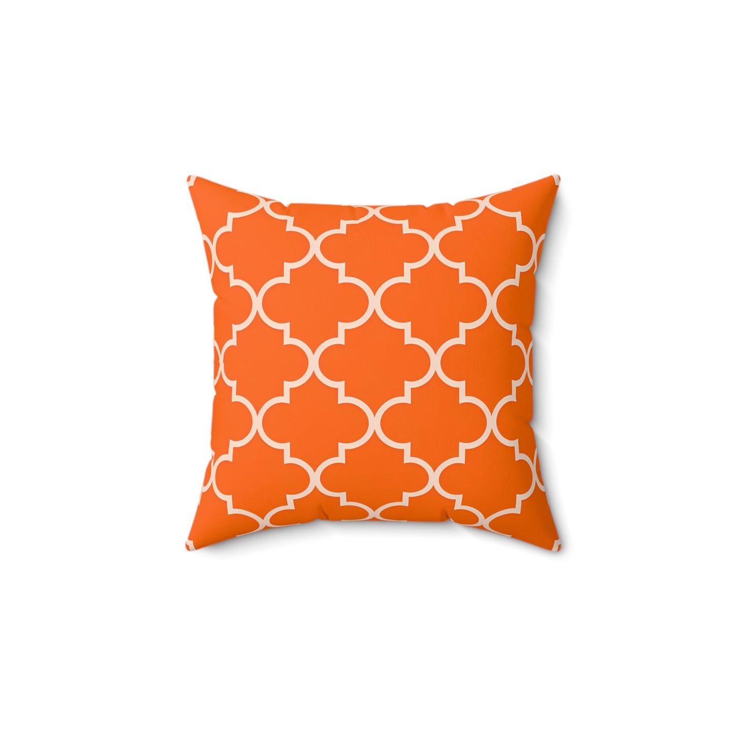 Geometric Orange Throw Pillow, Stylish Decorative Cushion for Living Room, Modern Home Decor, Perfect Gift for Any Occasion, Boho Vibes, - LOLA VEGAS ART