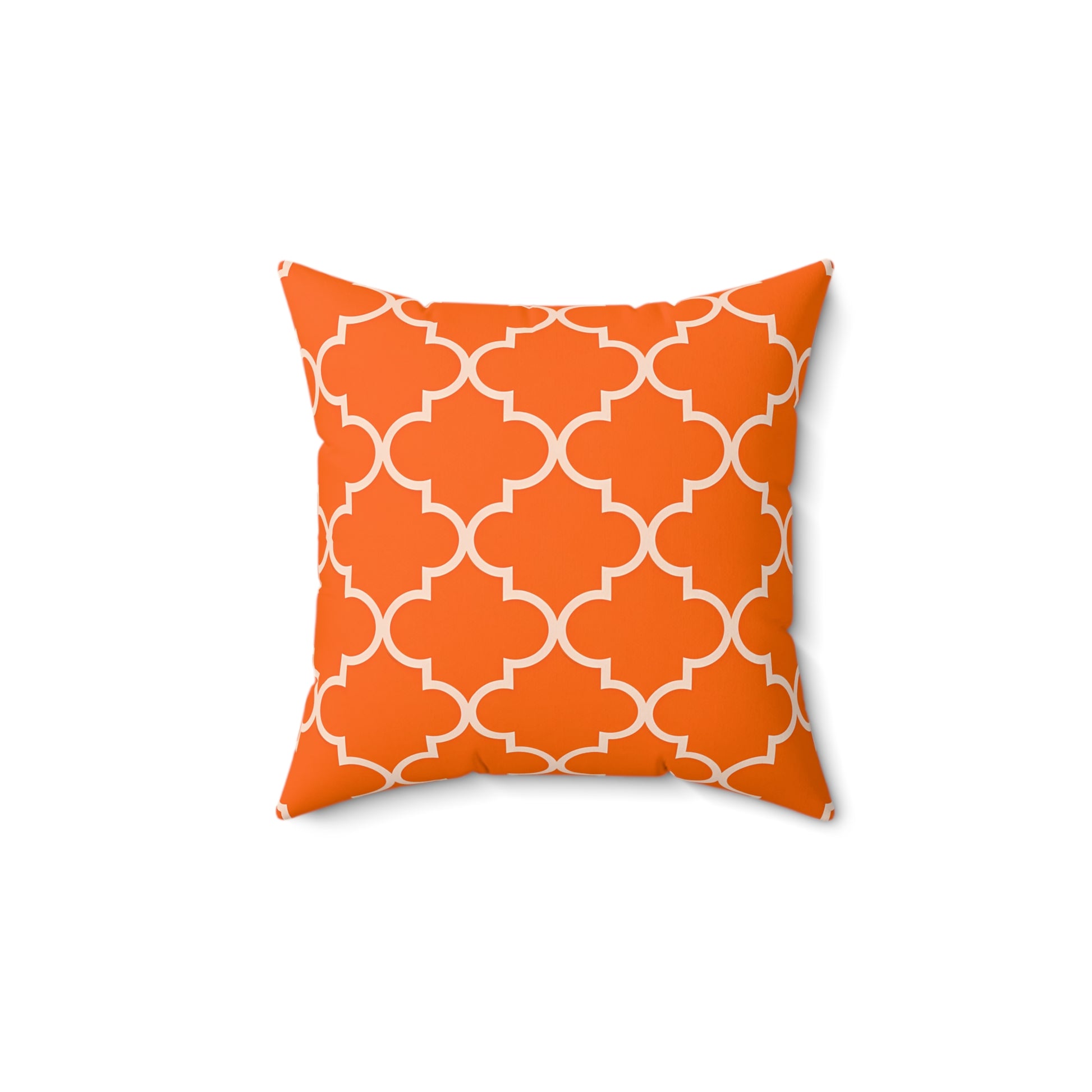 Geometric Orange Throw Pillow, Stylish Decorative Cushion for Living Room, Modern Home Decor, Perfect Gift for Any Occasion, Boho Vibes, - LOLA VEGAS ART
