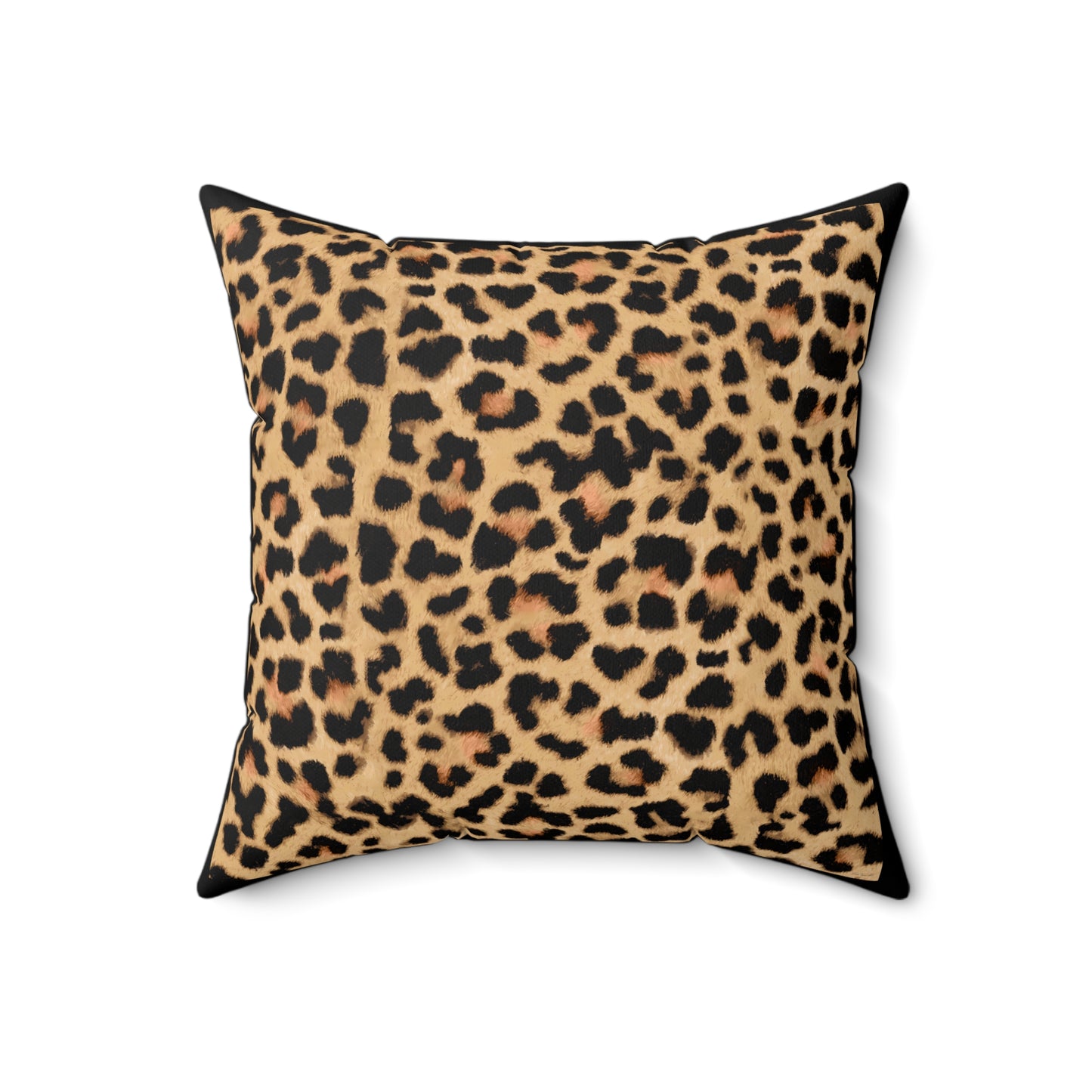 leopard print throw pillow, decorative pillow, living room pillow, bedroom pillow, pillows, square, decorative pillows, accent pillow