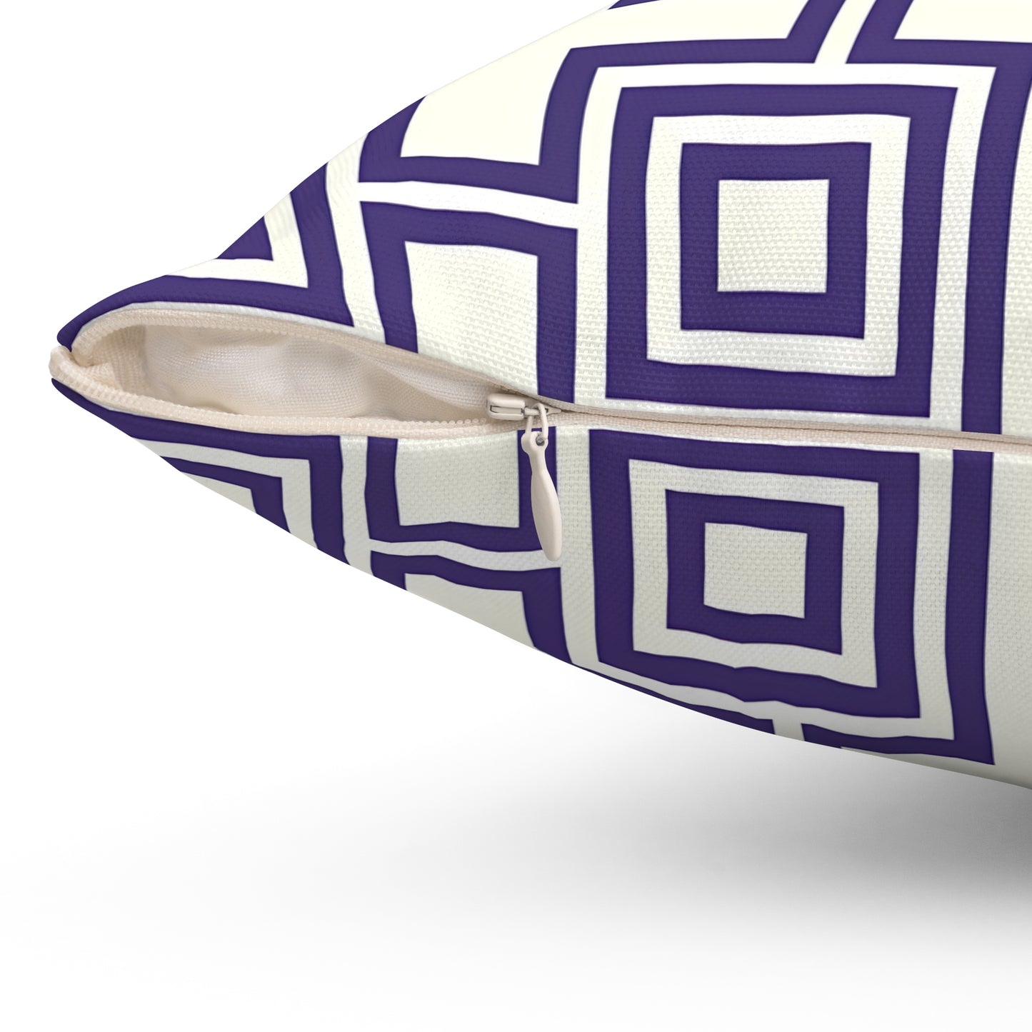 Purple Geometric Pattern Pillow Cover | Modern Decor, Cozy Living Room Cushion, Stylish Home Accent, Gift for Her, Throw Pillow