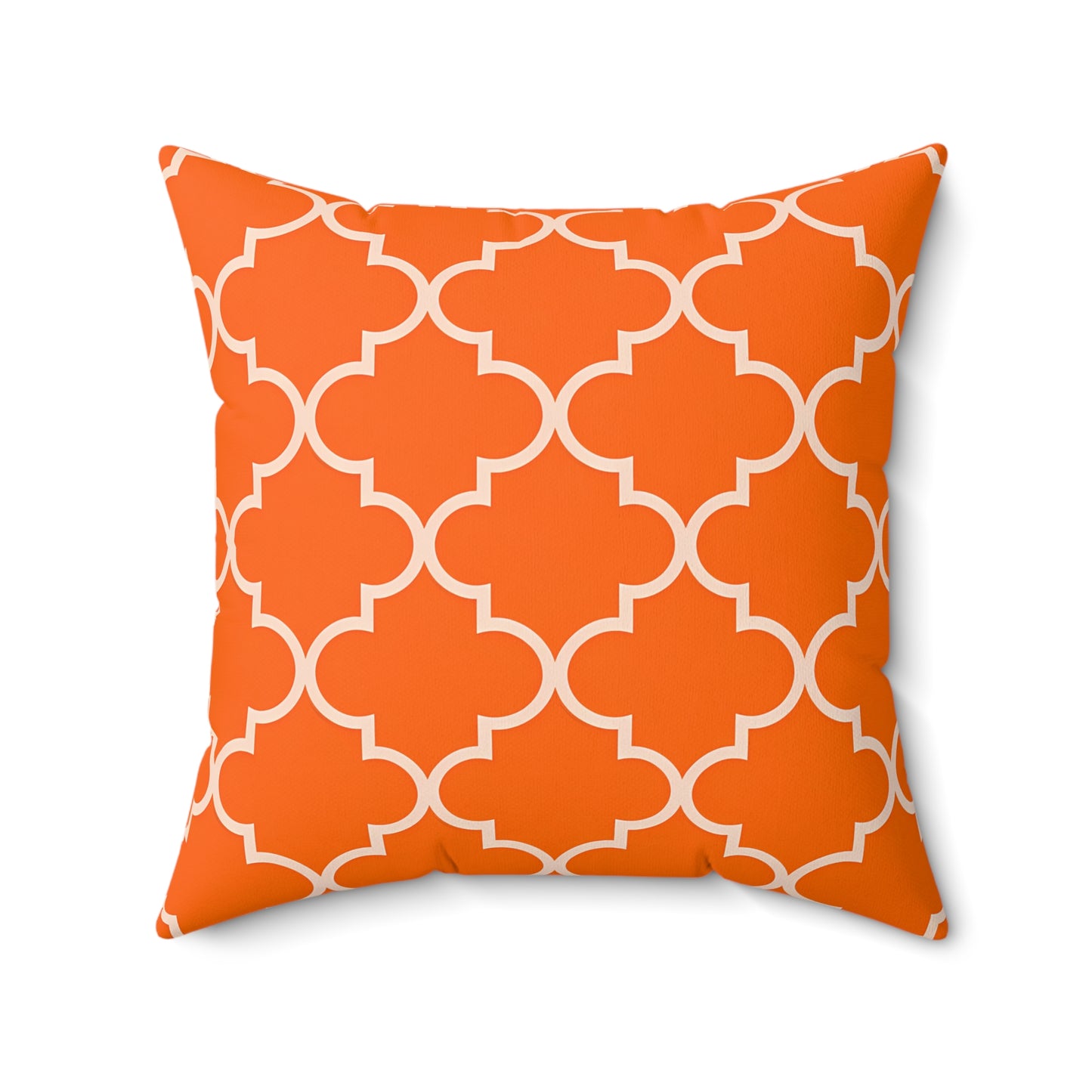 Geometric Orange Throw Pillow, Stylish Decorative Cushion for Living Room, Modern Home Decor, Perfect Gift for Any Occasion, Boho Vibes, - LOLA VEGAS ART