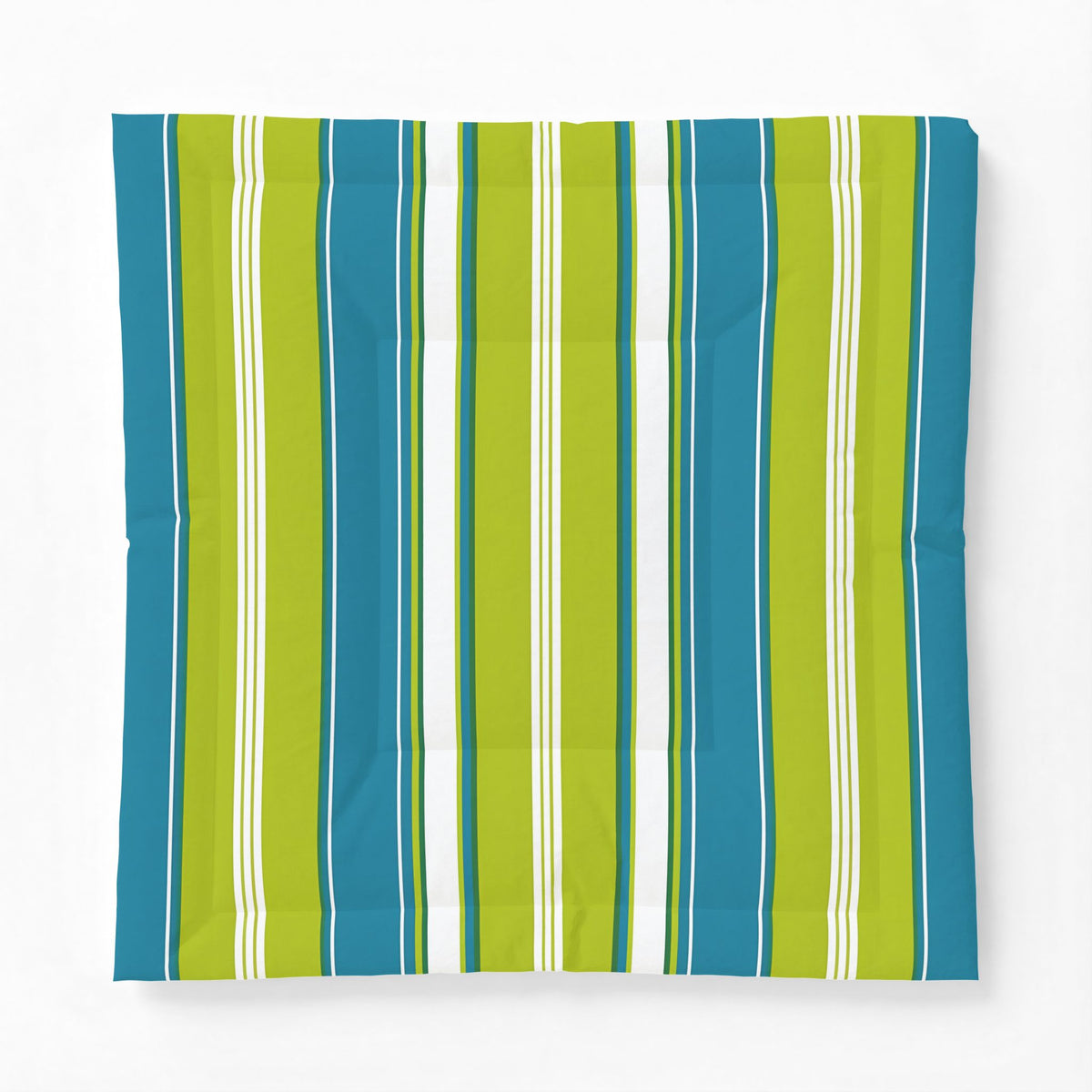 Blue Green Stripe Comforter | Cotton Comforter, Reversible Bedspread