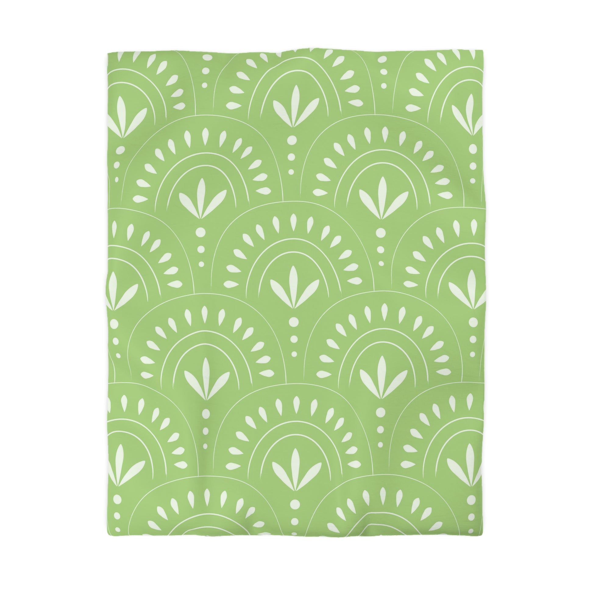 Botanical Pattern Microfiber Duvet Cover Set | Eco-Friendly Bedding for Cozy Bedrooms, Gift for Home Decor Lovers, Spring Refresh - LOLA VEGAS ART