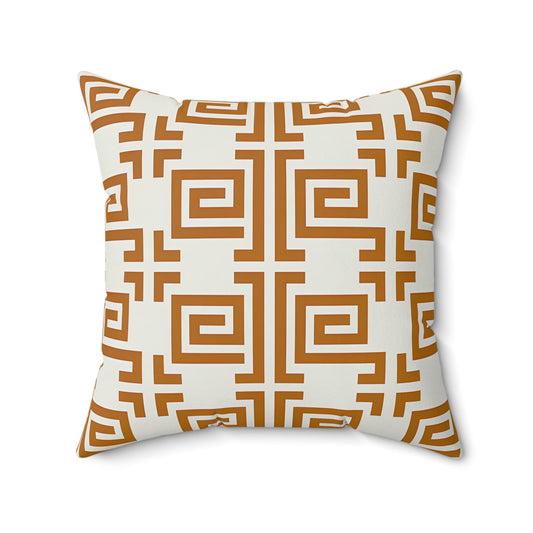Geometric Decorative Pillow, Modern Home Accent, Cozy Living Room Decor, Unique Gift for Housewarming, Boho Style Cushion