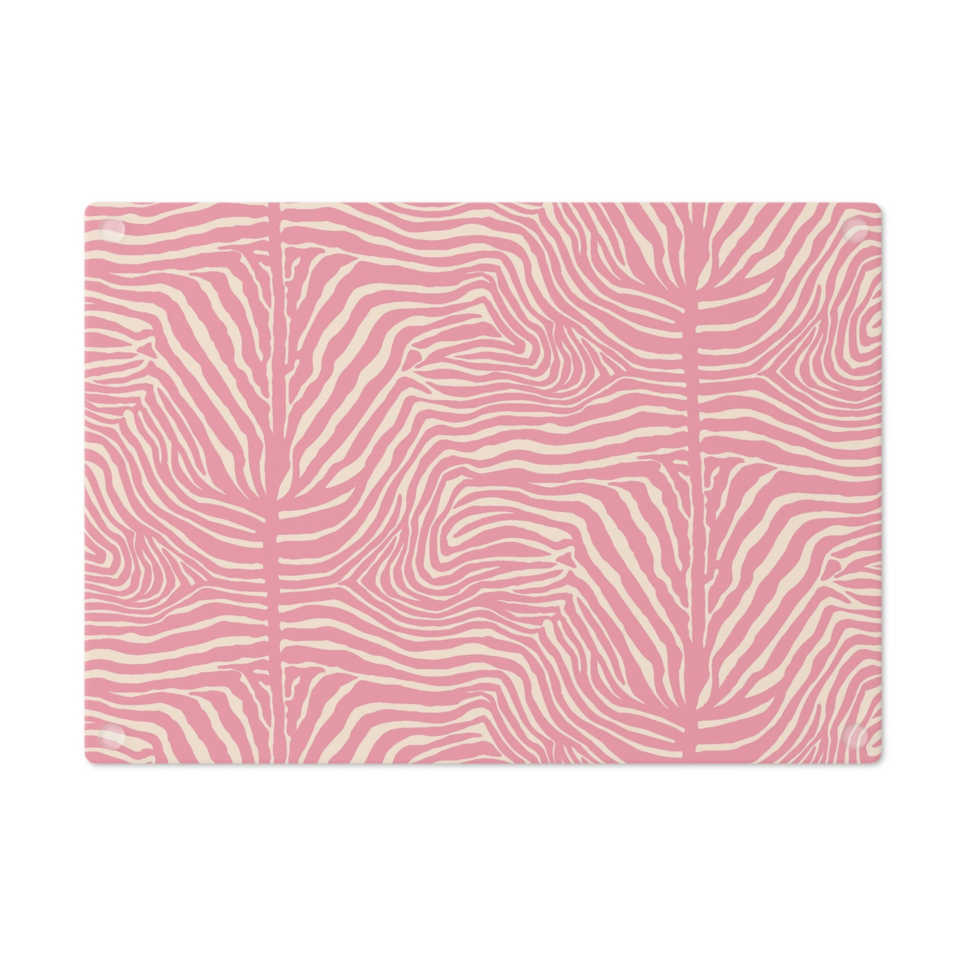 Stylish Pink Zebra Cutting Board - Fun Kitchen Decor, Gift for Chefs, Housewarming, Unique Cooking Essential, Trendy Kitchenware - LOLA VEGAS ART