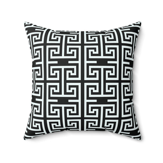 Elegant Geometric Pattern Pillow, Decorative Accent Cushion, Modern Home Decor, Cozy Living Room Accessory, Stylish Throw Pillow
