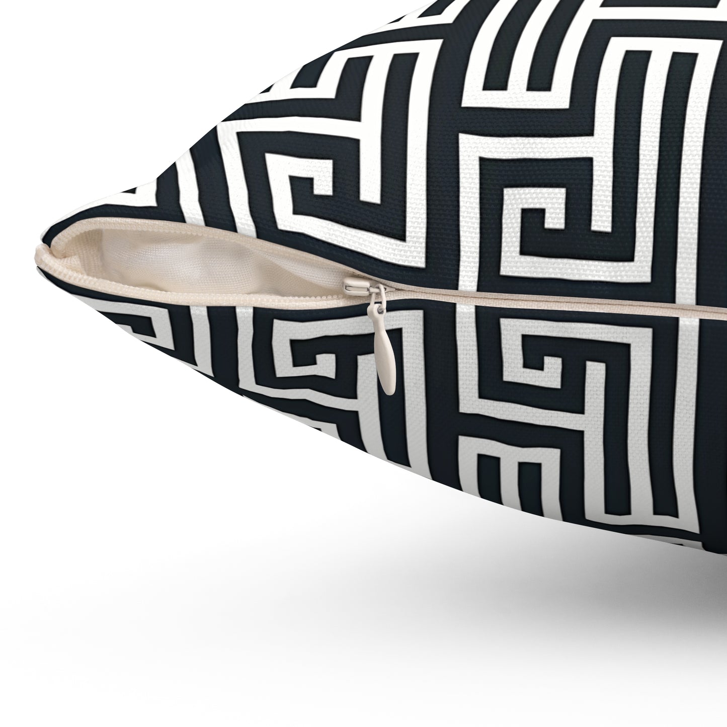 Geometric Black & White Throw Pillow, Modern Home Decor, Accent Cushion, Stylish Pillow for Couch, Gift for Housewarming