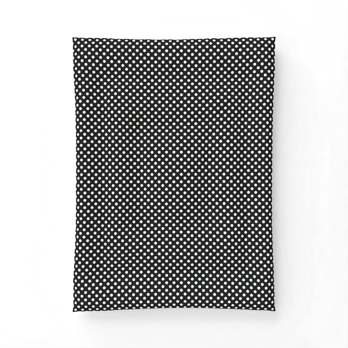 Black White Polka Dot Cotton Comforter | Dotted Bedding, Modern Farmhouse