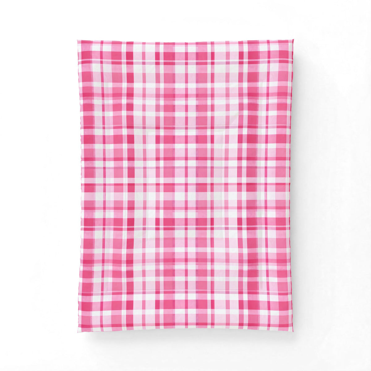 Pink Plaid Comforter | Pink Buffalo Check Bedding, Cozy Bedroom Throw