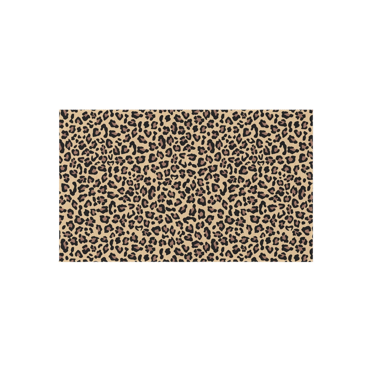 Chic Outdoor Rug - Leopard Print, Patio Decor, Garden Accessories, Porch Mat, Animal Print Rug, Boho Style Outdoor Area