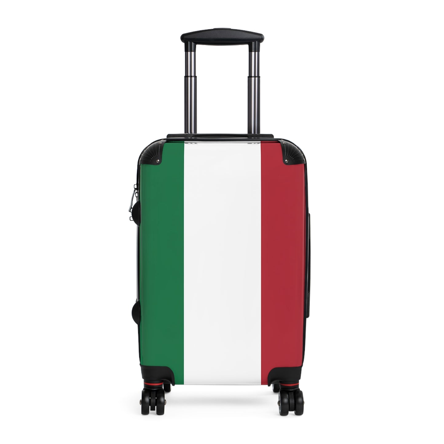Italian Flag Suitcase | Green White Red Luggage, Travel Spinner