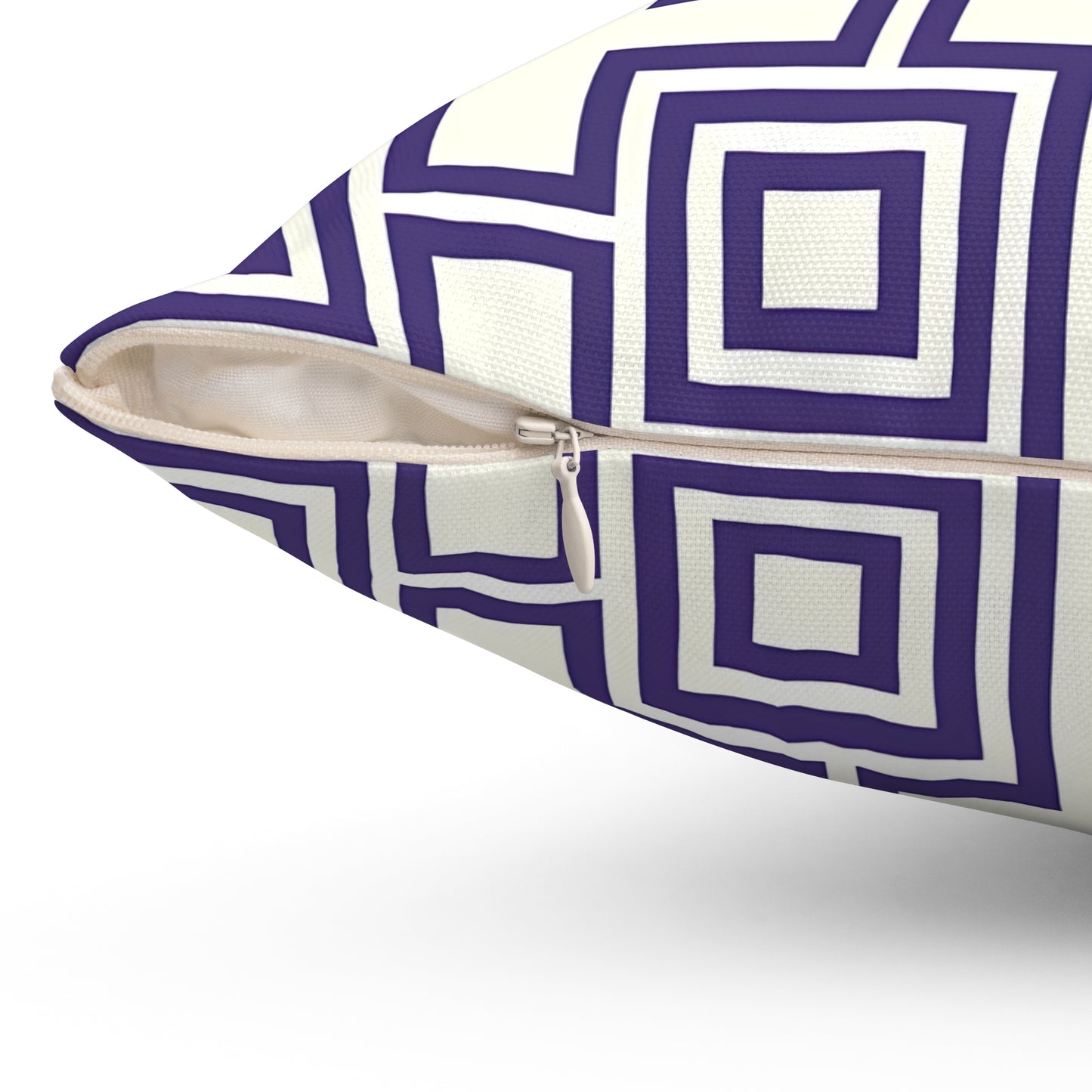 Purple Geometric Pattern Pillow Cover | Modern Decor, Cozy Living Room Cushion, Stylish Home Accent, Gift for Her, Throw Pillow