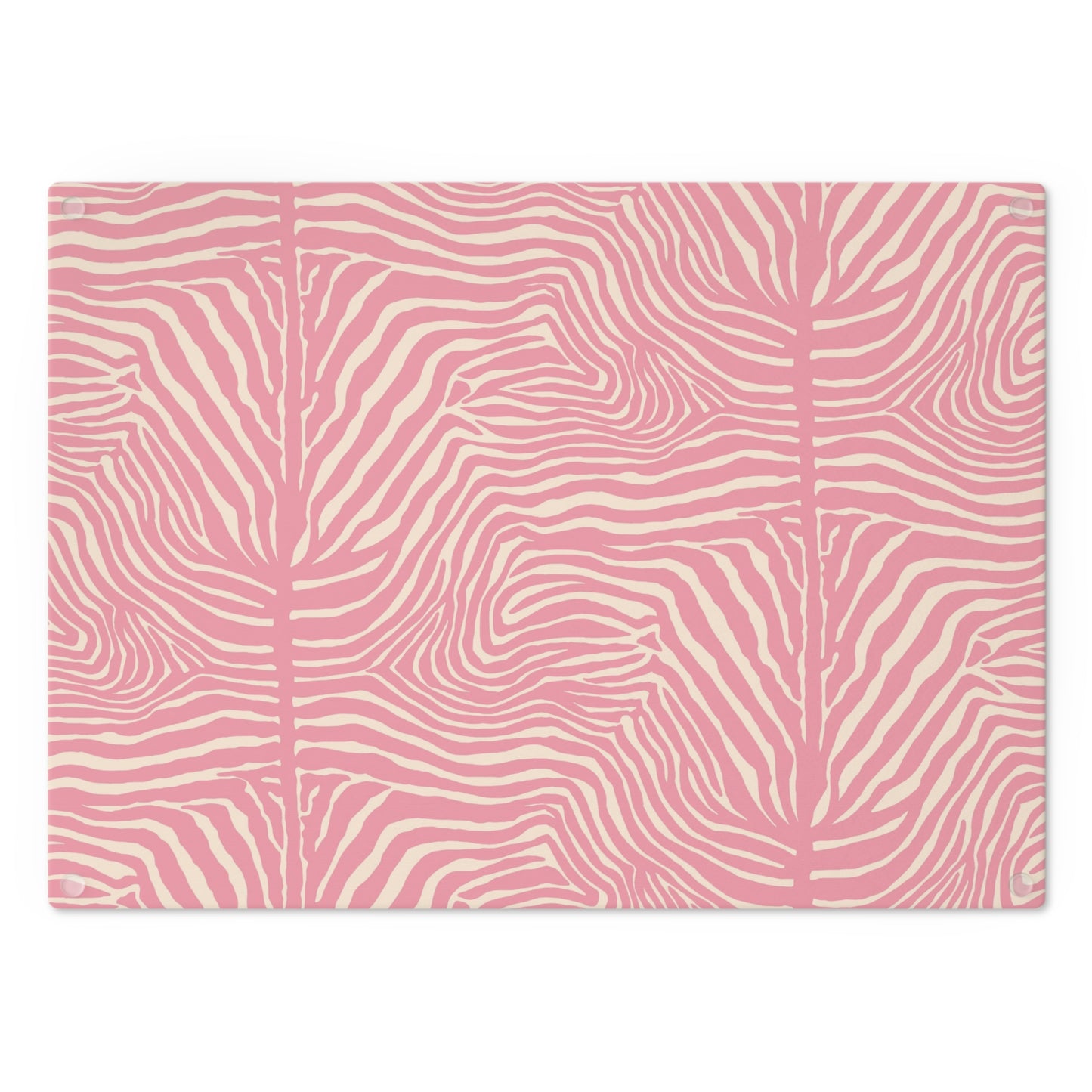 Stylish Pink Zebra Cutting Board - Fun Kitchen Decor, Gift for Chefs, Housewarming, Unique Cooking Essential, Trendy Kitchenware - LOLA VEGAS ART