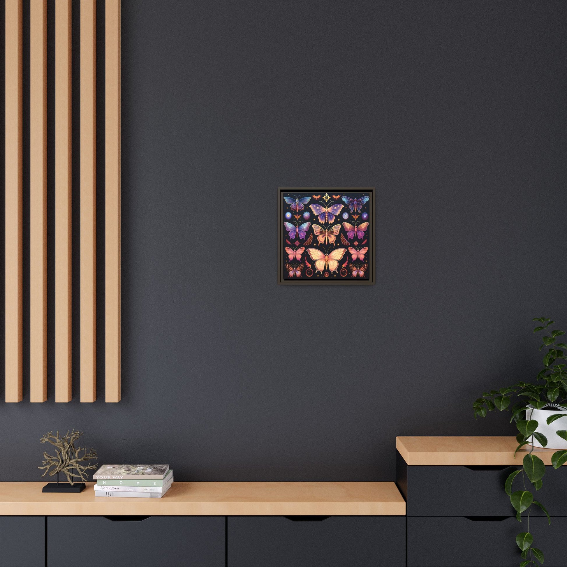 Colorful Butterfly Art Print, Framed Wall Decor, Butterfly Lover Gift, Nature Wall Art, Feminine Home Decor, Unique Birthday Gift - LOLA VEGAS ART