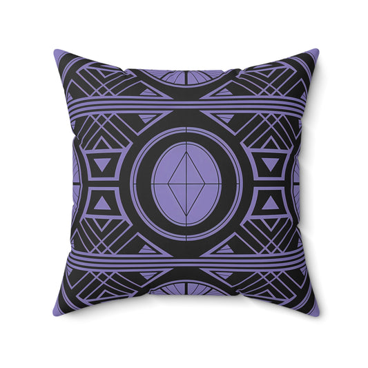 Geometric Purple Accent Pillow | Modern Home Decor, Throw Pillow, Cozy Living Room, Housewarming Gift, Boho Accessories
