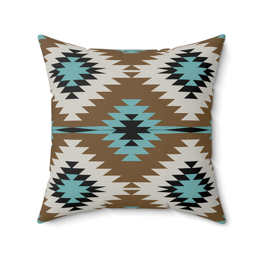 Tribal Pattern Accent Pillow, Boho Home Decor, Living Room Cushion, Southwestern Design, Comfortable Throw Pillow