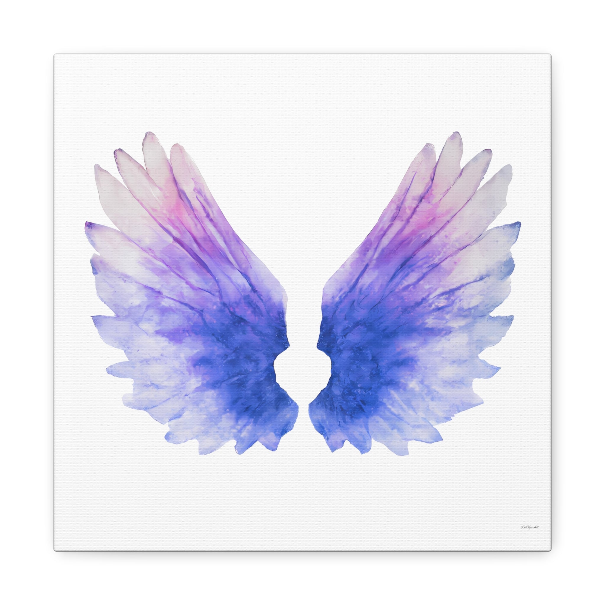 wall art, wall art canvas, wall art decor, wall art prints, angel wings, angel wings art, wings, wall art purple, wall art spiritual