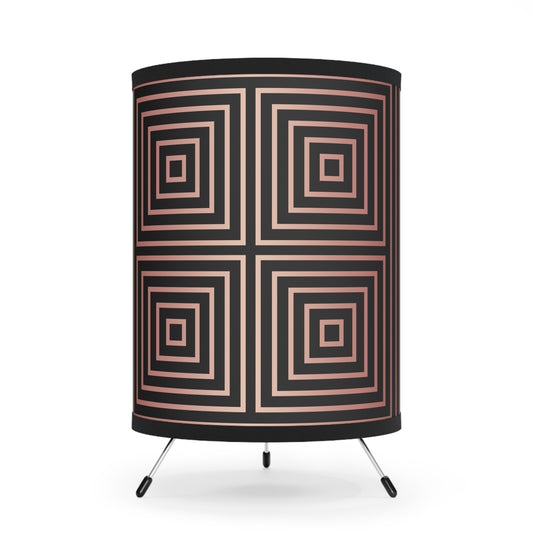 Geometric Tripod Lamp, Modern Lighting Fixture, Unique Home Decor, Perfect for Living Room, Bedroom, Gifts for Housewarming, Minimalist - LOLA VEGAS ART
