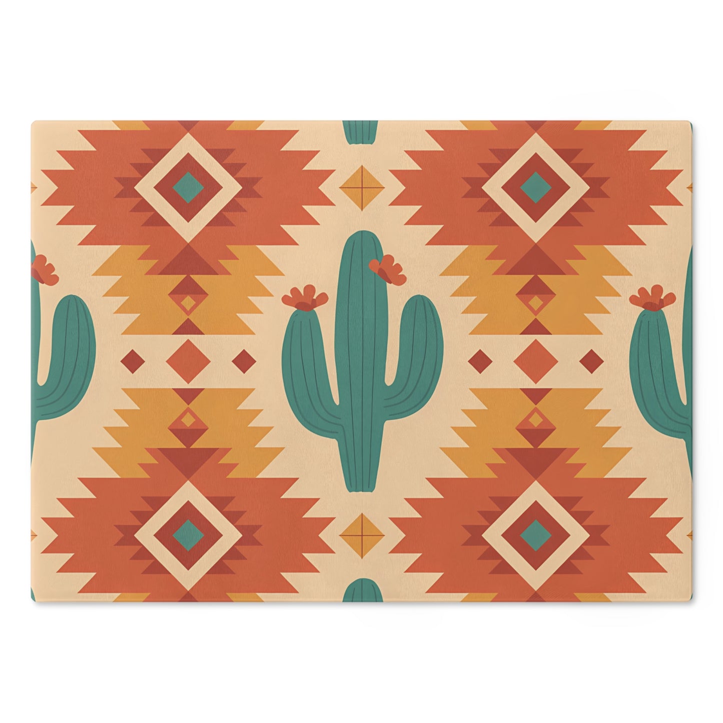 Southwestern Cactus Cutting Board - Rustic Kitchen Décor, Unique Housewarming Gift, Boho Kitchenware, Wedding Gift, Farmhouse Style