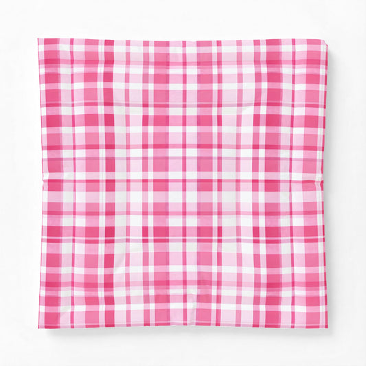 Pink Plaid Comforter | Pink Buffalo Check Bedding, Cozy Bedroom Throw