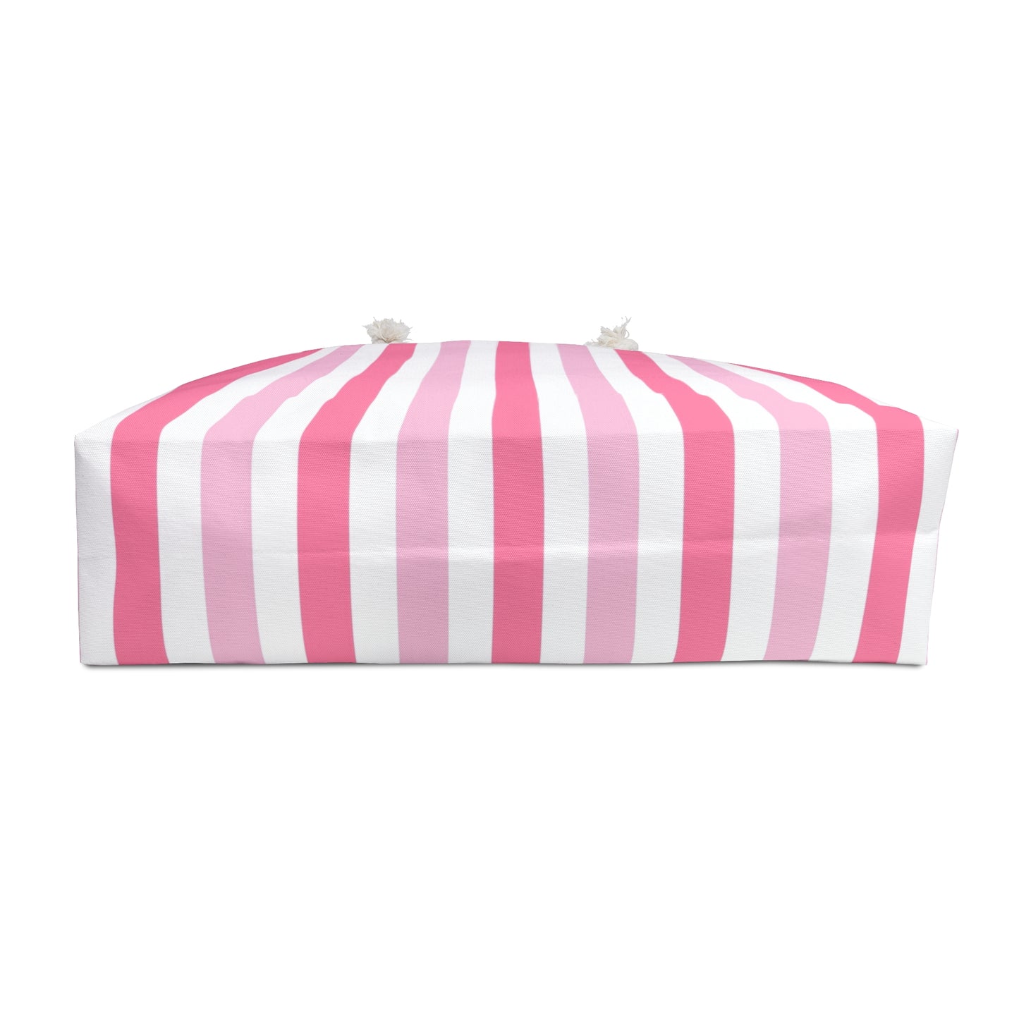 Cheerful Pink Striped Weekender Bag - Stylish Tote for Travel, Beach, Vacation, Gym, Shopping, Feminine Bag, Teen Girl Accessory