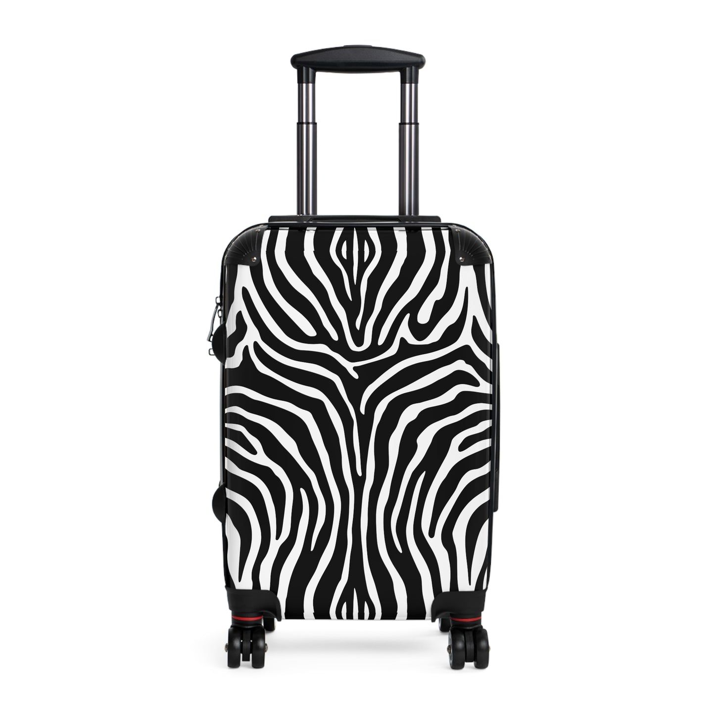 Zebra Stripe Pattern Suitcase | Rolling Luggage