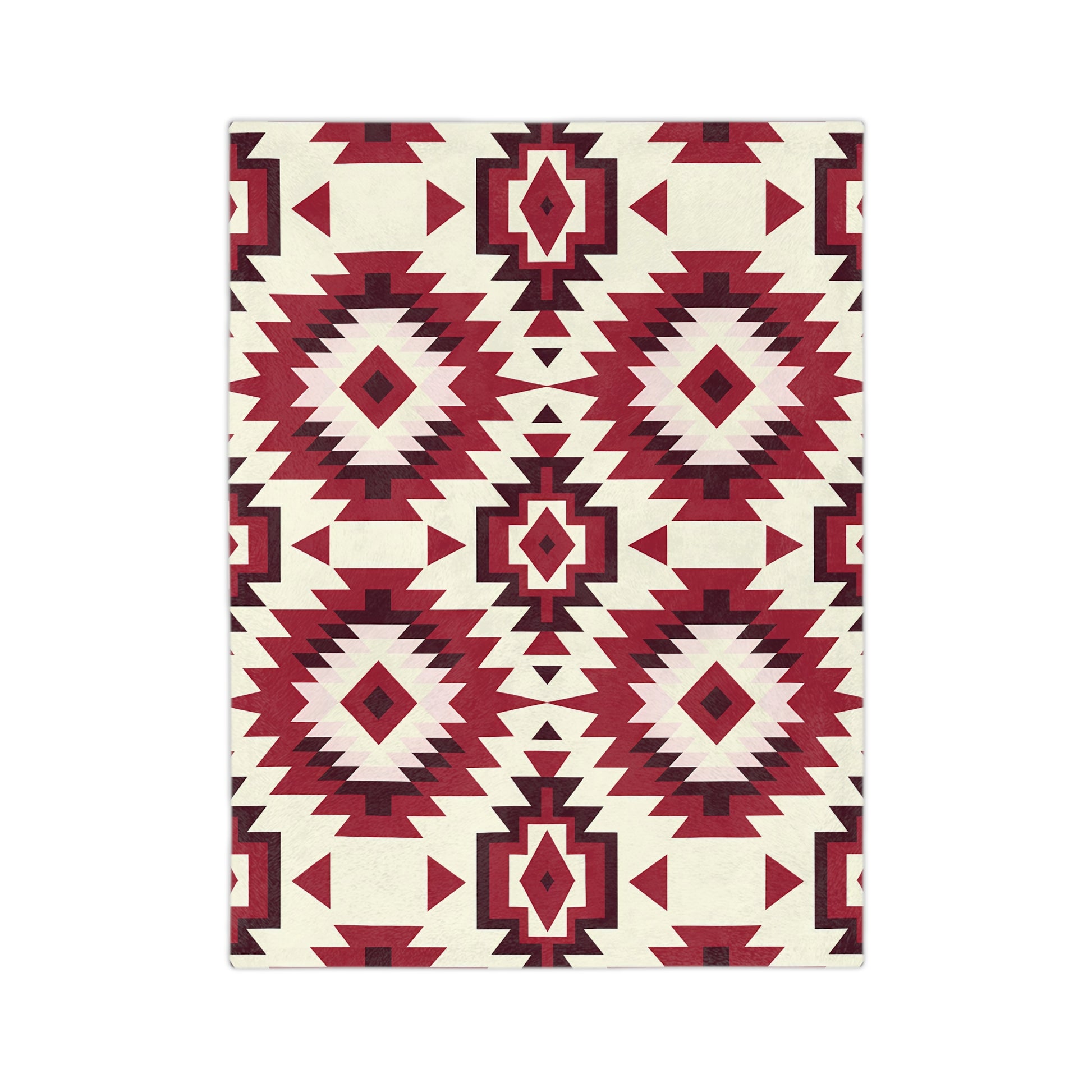 Aztec Pattern Microfiber Blanket - Cozy Home Decor, Ethnic Throw Blanket, Perfect for Gifts, Boho Living Room Accessory, Warm Comfort Item - LOLA VEGAS ART