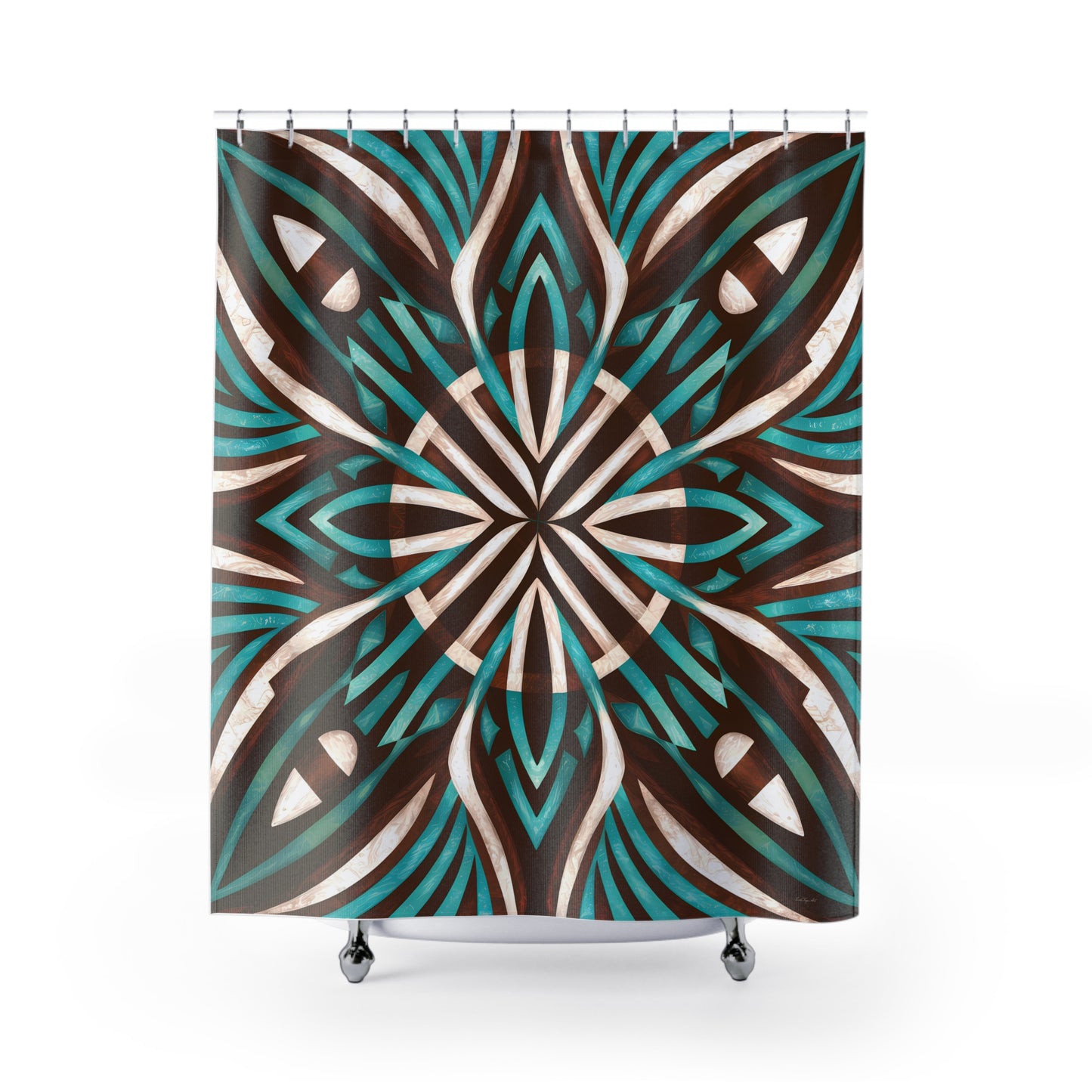 Boho Southwest Shower Curtain Eclectic Home Bathroom Accessory and Decor