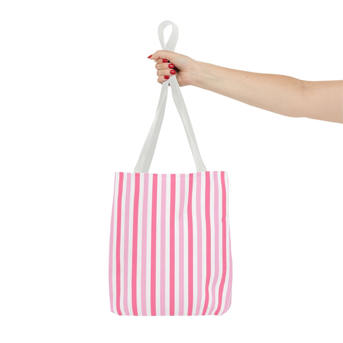 Chic Pink Striped Tote Bag, Stylish Beach Bag, Reusable Shopping Tote, Gift for Her, Eco-Friendly Fashion Accessory, Teen Girl Bag