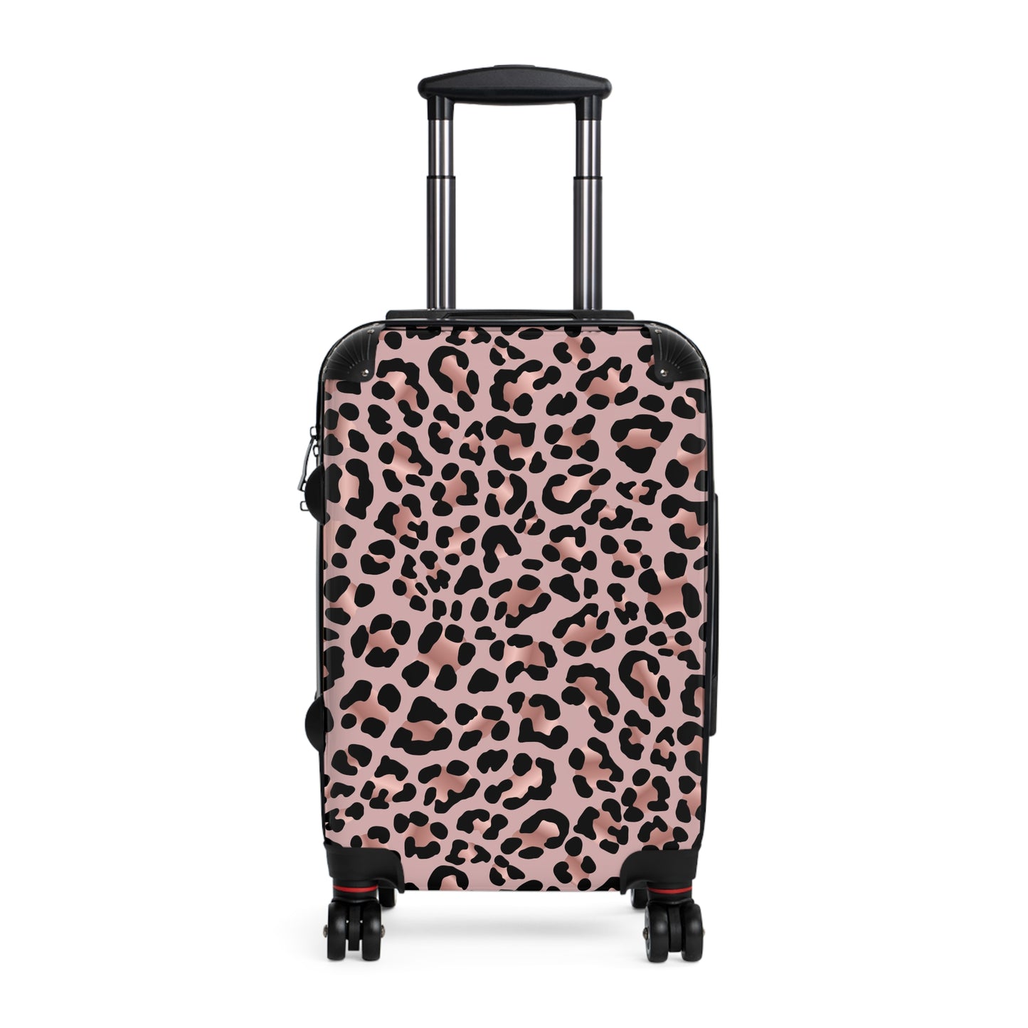 Suitcase, Luggage, Travel Bag, Suitcase for Women, Leopard Print Suitcase, Pink and Black Luggage, Glam Traveler Gift, Luxury Suitcase,