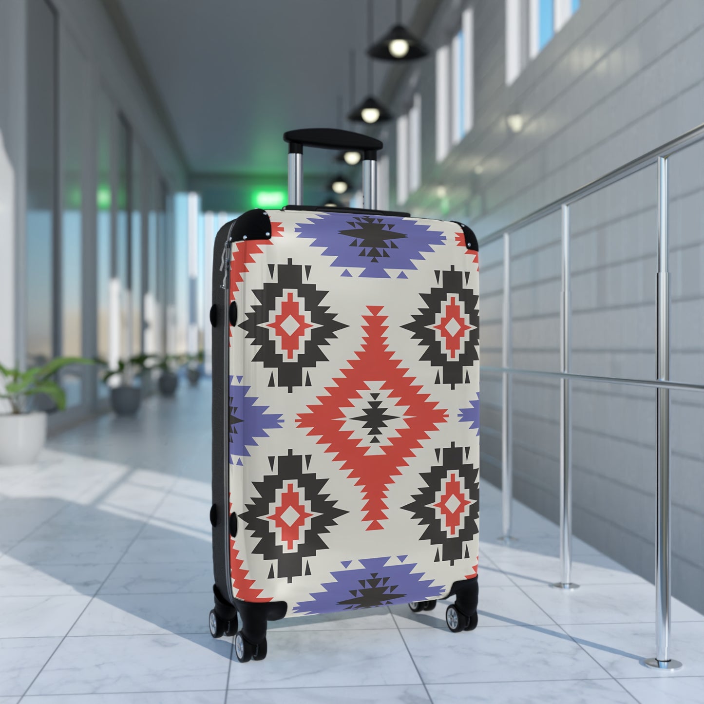 Trendy Suitcase - Stylish Luggage for Travelers, Chic Carry-On Bag, Unique Design for Vacations, Perfect Travel Gift, Adventure Ready - LOLA VEGAS ART