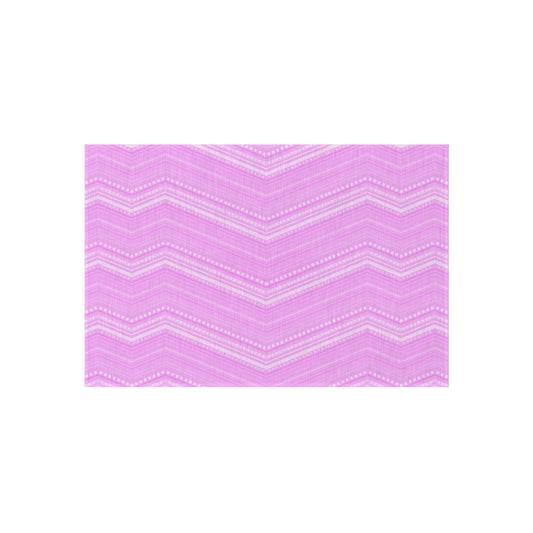 Pink Chevron Pattern Outdoor/Indoor Rug | Zigzag Patio Mat