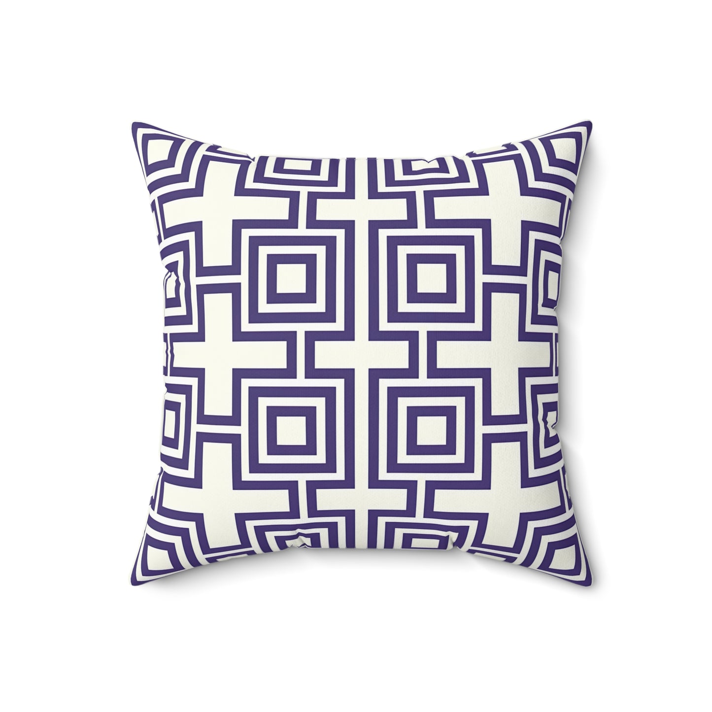 Purple Geometric Pattern Pillow Cover | Modern Decor, Cozy Living Room Cushion, Stylish Home Accent, Gift for Her, Throw Pillow