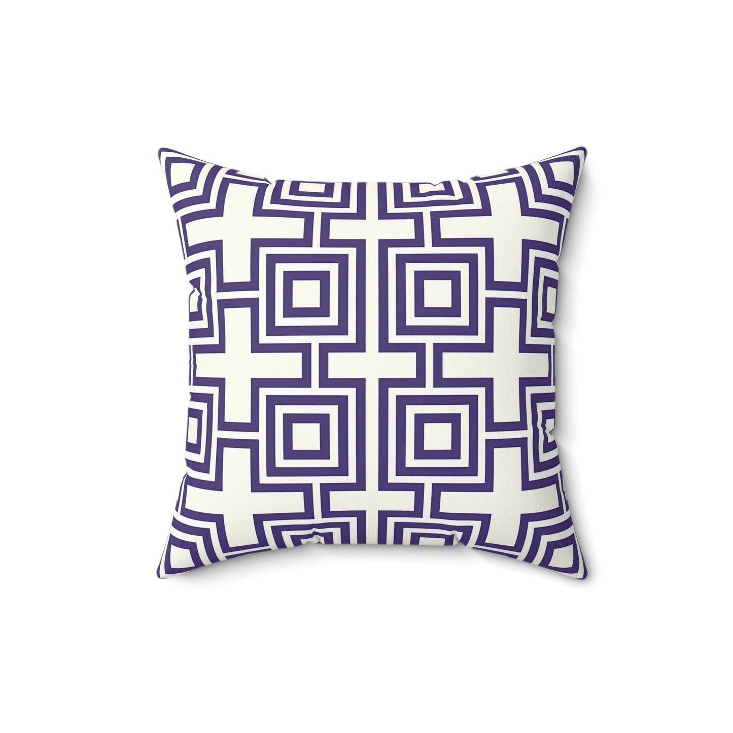Purple Geometric Pattern Pillow Cover | Modern Decor, Cozy Living Room Cushion, Stylish Home Accent, Gift for Her, Throw Pillow