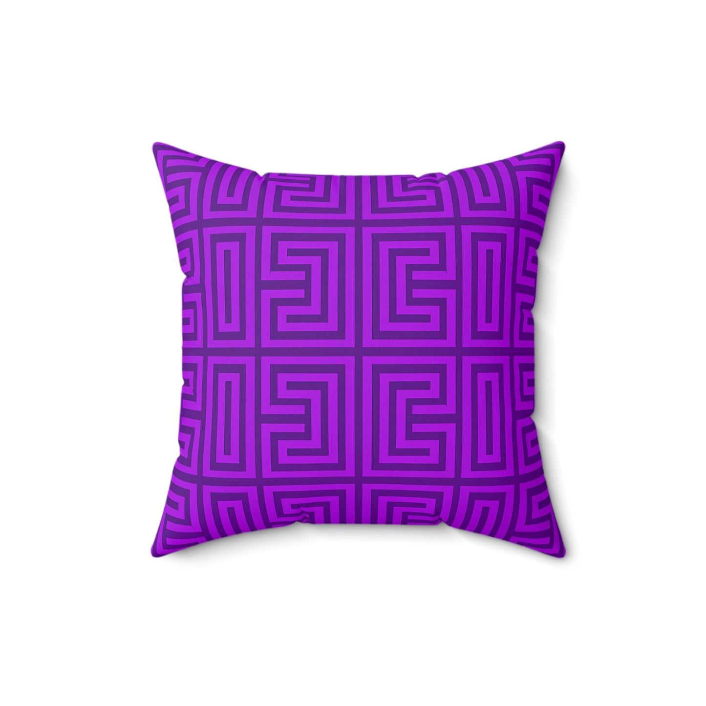 Modern Geometric Purple Pillow, Decorative Throw Cushion, Home Decor Accent, Stylish Couch Pillow, Gift for Housewarming, Unique [...] - LOLA VEGAS ART
