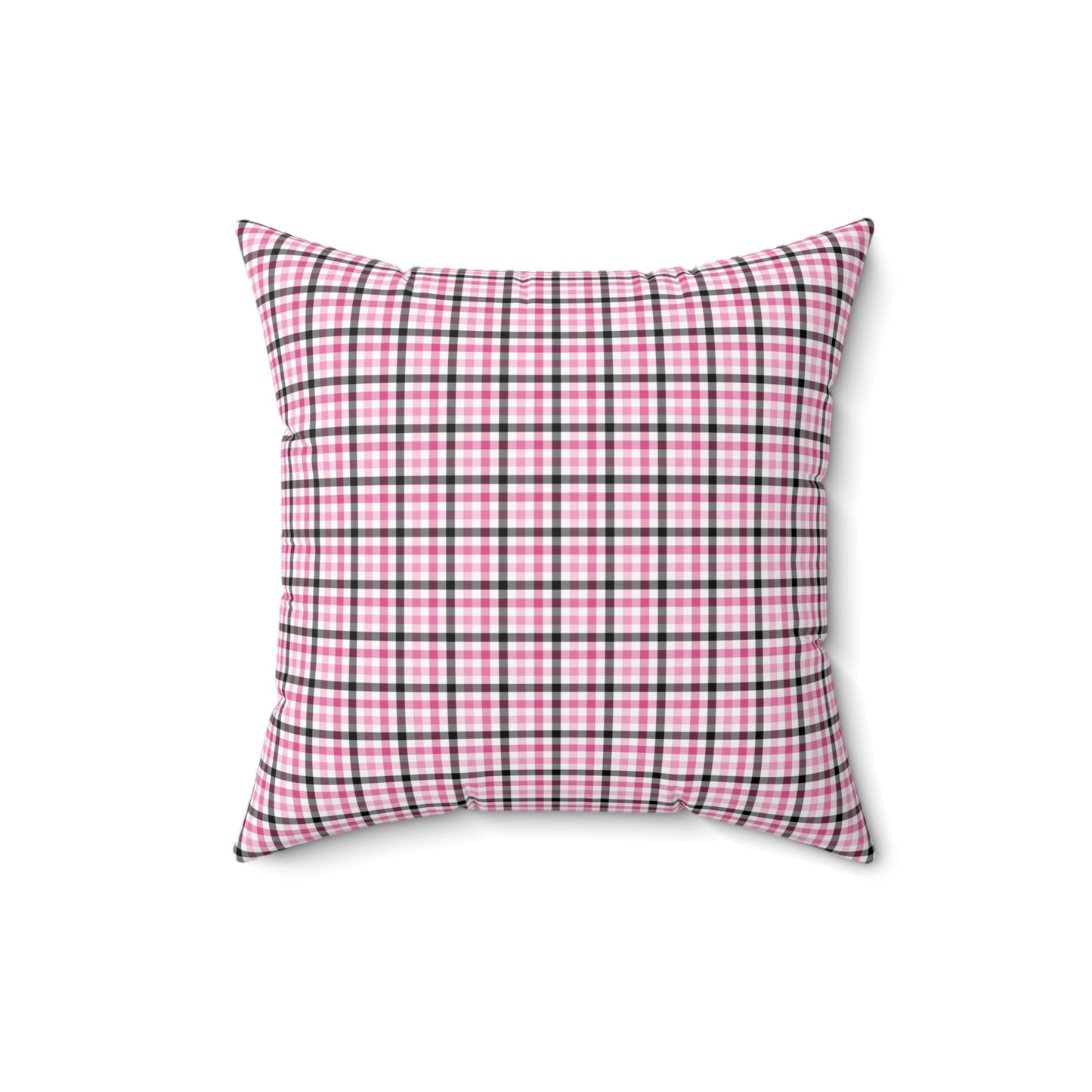 Chic Plaid Square Pillow, Cozy Home Decor, Modern Accent Cushion, Gift for Her, Spring Decor, Decorative Throw Pillow, Cottagecore