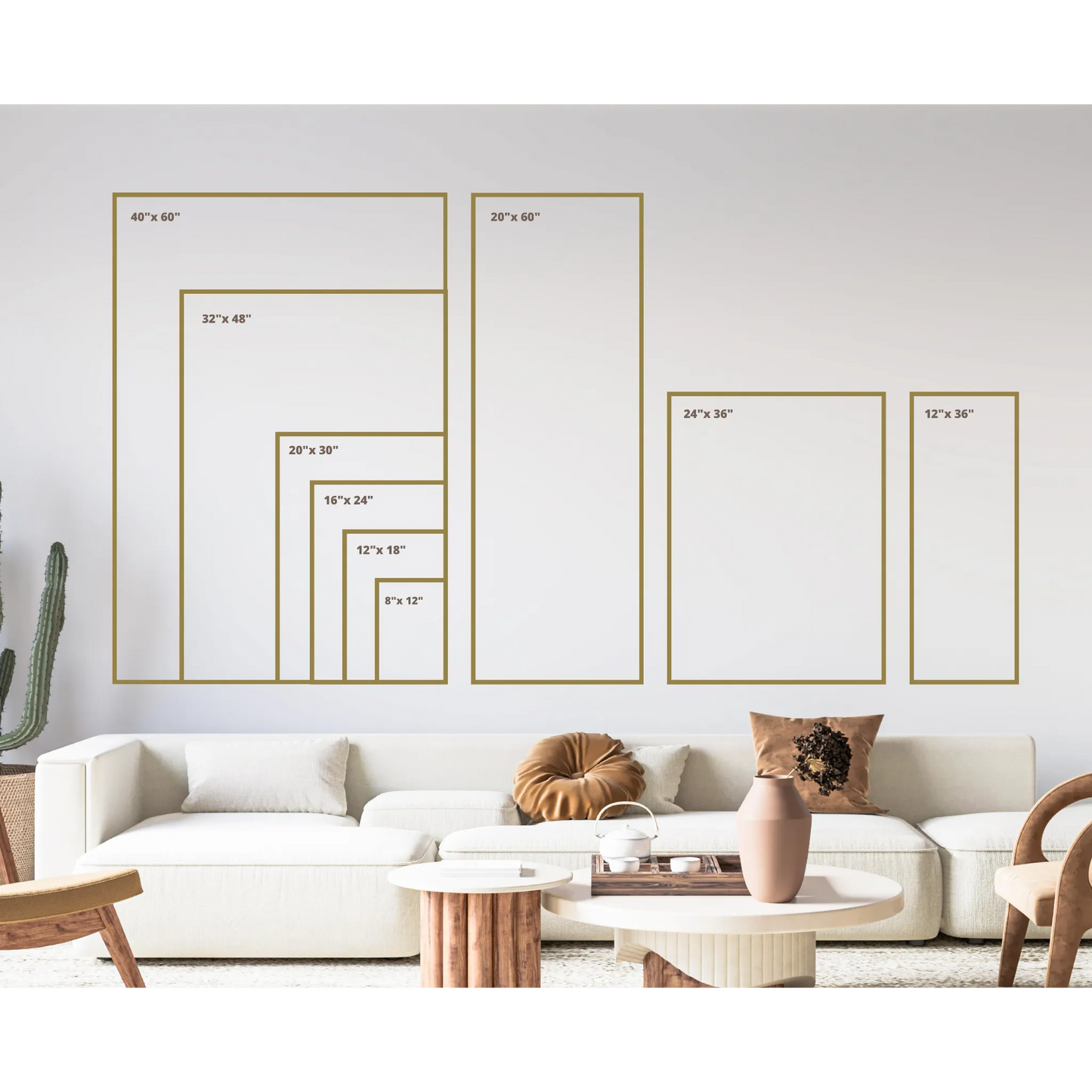Saguaro National Park Art Print, Matte Canvas Framed, Home Decor, Nature Wall Art, Gallery Style Decoration, Gift for Adventurers - LOLA VEGAS ART