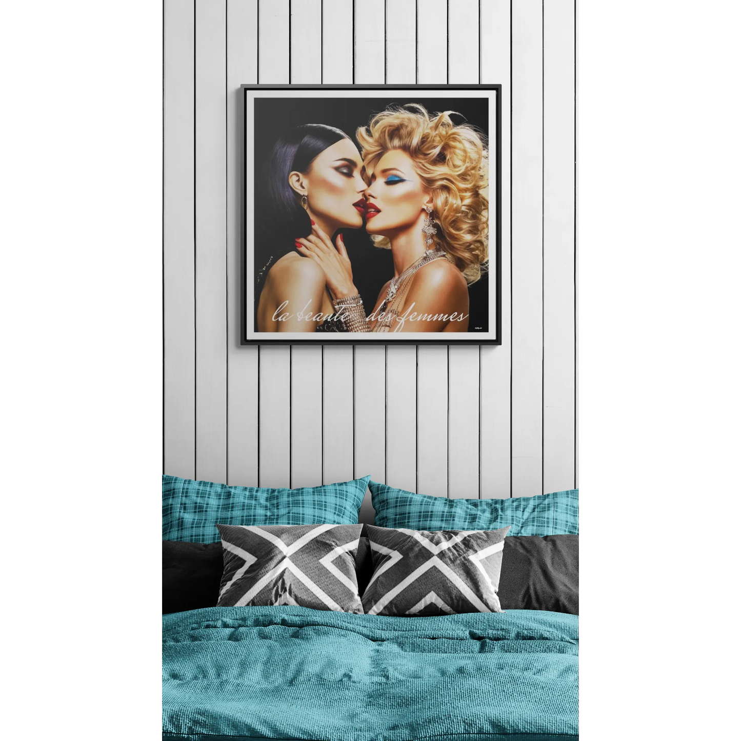 Square Frame Wall Art, Studio 54 Vibe Retro 1970's Glam Girl, Canvas Wrap, Fashionista Gift, Gallery Decor, Fine Art Photo Print