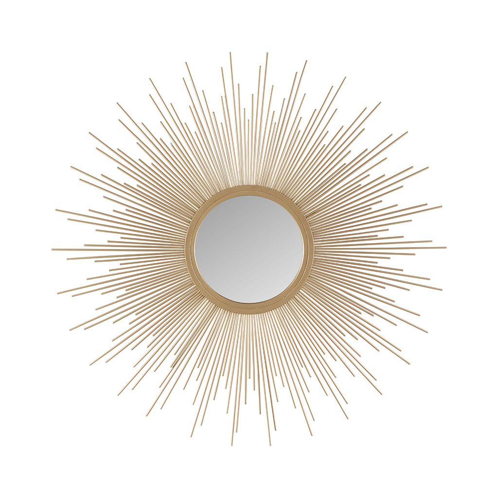 Sunburst Wall Decor Mirror 14.5"D - LOLA VEGAS ART