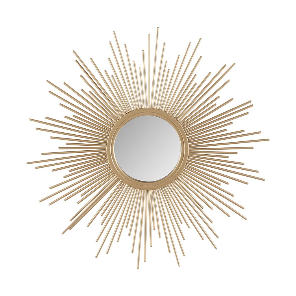 Sunburst Wall Decor Mirror 14.5"D - LOLA VEGAS ART